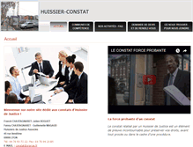 Tablet Screenshot of huissier-constat.com